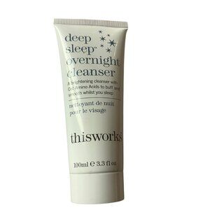 this works Deep Sleep Overnight Cleanser Brightening Oat Amino Hyaluronic 3.3 Oz
